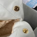 Chanel 22 Small Handbag White 37Cm AS3260 B09859 10601 - Image 7