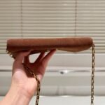 Saint Laurent Reversible Kate Medium In Suede Brown 22Cm 5538041S78W7761 - Image 5