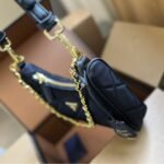 Prada Re Edition 1995 Chaîne Re Nylon Mini Bag Black 22Cm 1BC204 2AOS F0002 V QOO - Image 6