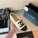 Chanel Espadrilles Shoes In Beige G29762 - Image 8