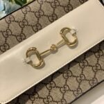 Gucci Horsebit 1955 Small Shoulder Bag Beige And Ebony 23Cm 645454 92TCG 9761 - Image 4
