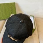 Gucci Supreme Baseball Cap Black - Image 4