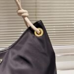 Prada Mariner Large Re Nylon Shoulder Bag Black 48Cm 1BC244 2HG8 F0002 V OOO - Image 5
