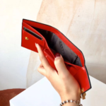 Gucci GG Supreme Padlock Wallet Red And Beige 11Cm - Image 6