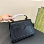 Gucci Padlock Medium Top Handle Bag Black 28Cm - Image 3