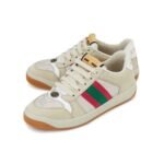 Gucci WMNS Screener White GG Lamé 577684 2C830 9150 - Image 2