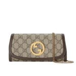 Gucci Blondie Continental Chain Wallet Beige ‎‎21Cm 725215 K9GSG 8358