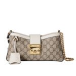 Gucci Padlock Small Shoulder Bag White 25Cm 811705 KHNKG 9761