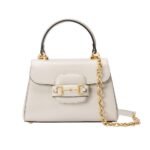 Gucci Horsebit 1955 Mini Top Handle Bag White 29Cm 703848 AAA7G 9022