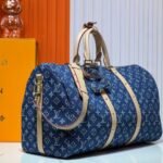 Louis Vuitton Keepall Bandouliere 45 Denim Blue 45Cm - Image 3
