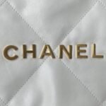 Chanel 22 Small Handbag White 37Cm AS3260 B09859 10601 - Image 5