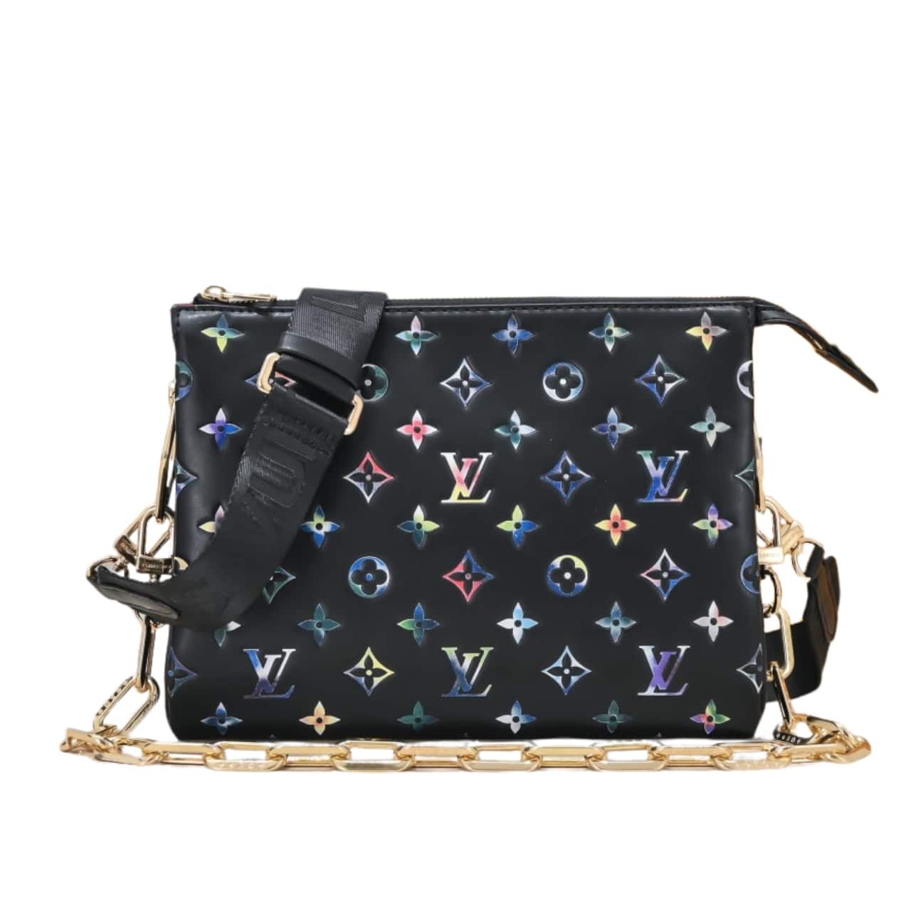 86-1-1 Louis Vuitton Coussin PM Black 26Cm M21353 - Image 1