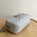 Gucci GG Marmont Small Camera Bag Light Grey 24Cm 447632 AABZB 1712 - Image 6