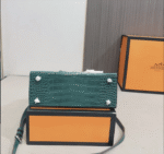 Hermès Kelly 25 Alligator Vert Emerald 25Cm - Image 2