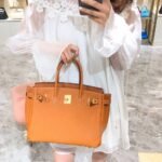 Hermes Birkin 25 Bag Togo Orange 25Cm - Image 6
