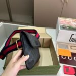 Gucci GG Black Small Belt Bag Black Supreme Canvas 24Cm 598113 K5RLN 1095 - Image 4