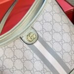 Gucci Ophidia Small Tote Bag Dusty Blue 23Cm ‎765043 Fad04 8741 - Image 6