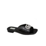 Gucci GG Crystal Slippers Black