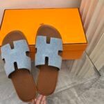 Hermes Izmir Sandal Bleu Clair H221819ZHCB400 - Image 4
