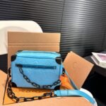 Louis Vuitton Mini Soft Trunk Turquoise 18Cm M11673 - Image 4