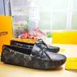 Louis Vuitton Gloria Loafers Monogram Black - Image 3
