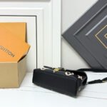 Louis Vuitton Madeleine MM Monogram Empreinte Black Beige 30Cm - Image 5