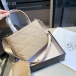 Prada Re Nylon Padded Tote Bag Beige 23Cm 1BG373 RDJN F0F24 V O1O - Image 5