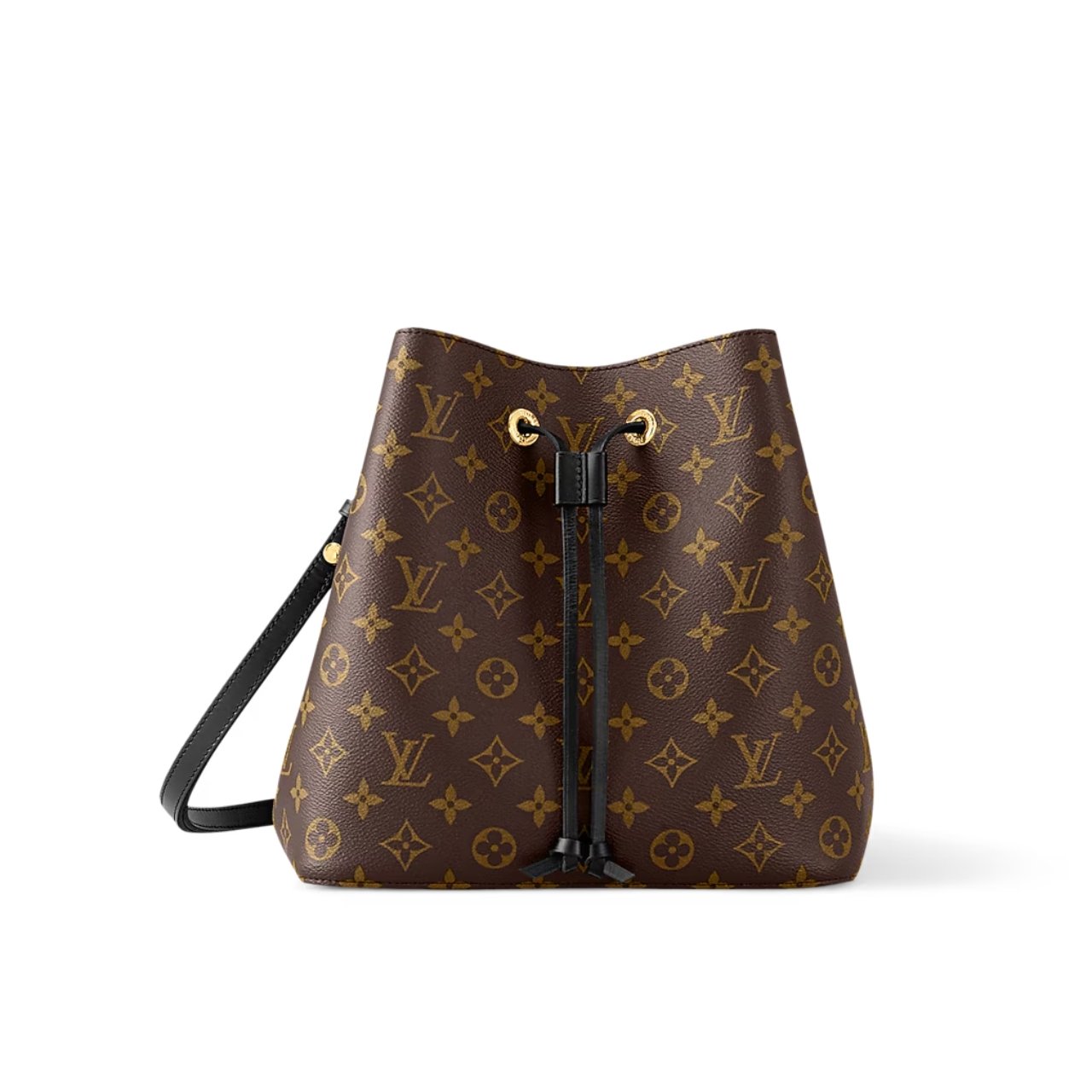 Thumbnail-12-4 Louis Vuitton Neonoe MM Black 25Cm M44020 - Image 1