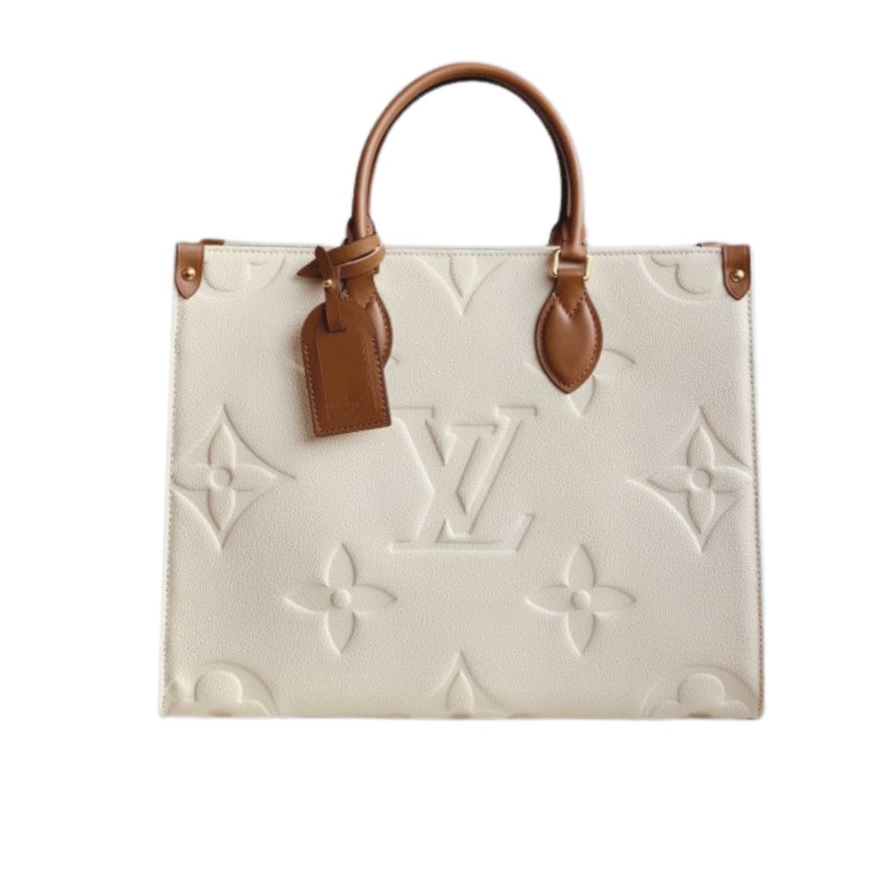 Thumbnail-15-1-1 Louis Vuitton Onthego GM White Bag 41Cm M44558 - Image 1