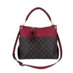 Louis Vuitton Maida Hobo Handbag Red Monogram 33Cm