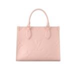 Louis Vuitton Onthego PM Monogram Empreinte Pink Opale 25Cm M47135