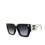 Chanel Vintage Black White Sunglasses