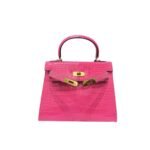 Hermès Kelly 25 Alligator Pink 25Cm