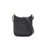 Hermes Evelyne Amazone Bag Noir 17cm H069426CKAV