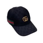 Gucci GG Canvas With Web Baseball Cap Black