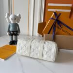 Louis Vuitton Keepall Bandoulière 25 Bag Cream 25Cm M24434 - Image 4
