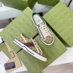 Gucci Tennis 1977 Sneaker Beige Abony 606111 HVK20 9766 - Image 4