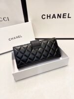 Chanel Classic Long Flap Wallet Black 19Cm - Image 6