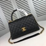 Chanel Medium Coco Flap Bag With Top Handle 26Cm - Image 2