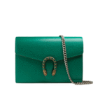 Gucci Women Dionysus GG Supreme Chain Bag Green 20Cm 401231 CAOGX 3120