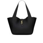 Saint Laurent Le 5 À 7 Bea In Grained Leather Black 50Cm 763435AADUU1000