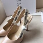 [TOP] J'Adior Slingback Pump Beige Patent Shoes - Image 5