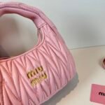 Miu Miu Wander matelassé nappa leather hobo bag handbag - Bag - Image 6