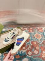 Gucci Screener trainer with Web Blue Sneaker - Shoes - Image 7