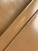 Saint Laurent Voltaire mini leather shoulder bag-Beige - Bag - Image 9