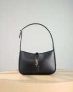[TOP]SAINT LAURENT YSL Croc-Embossed Le 5 à 7 Hobo Bag - Image 6