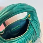 Miu Miu Wander matelassé nappa leather hobo bag handbag - Bag - Image 9
