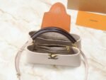 Louis Vuitton Capucines Taurillon leather - Galet / Tan / Chocolate - Image 7