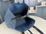 Dior Toujours Bag - Blue Denim Dior Oblique Jacquard - Image 11
