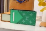 [TOP]Louis Vuitton Taigarama Green Coin & Business Card Holder Men's Wallet - Image 3
